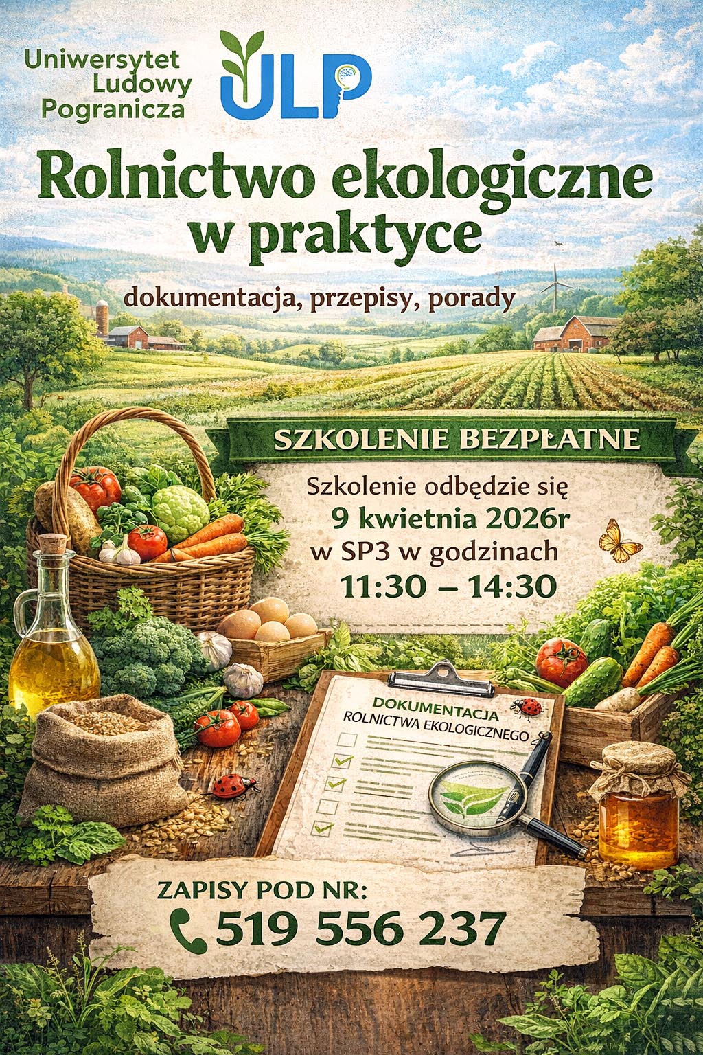 Szkolenie dla rolników w ramach Uniwersytetu Ludowego Pogranicza