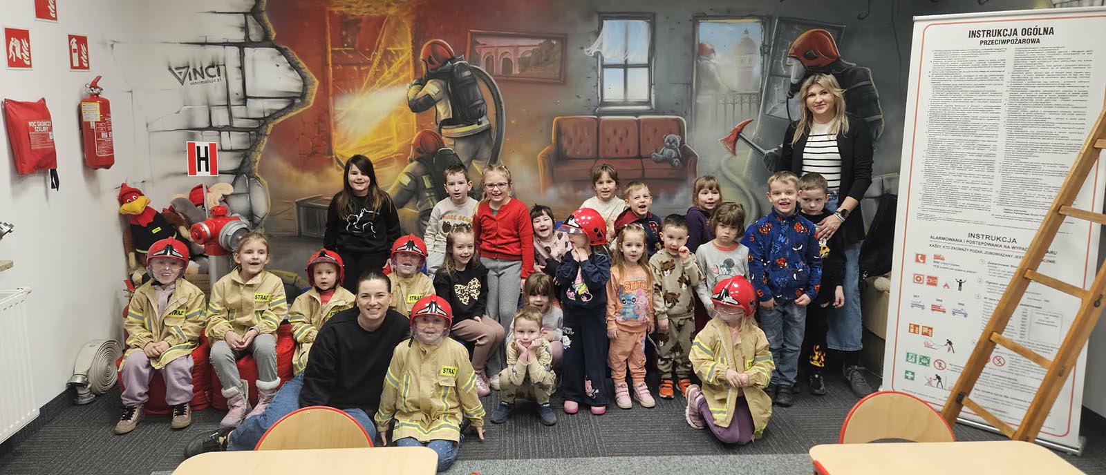 Przedszkolaki z Boćwinki odwiedziły gołdapskich strażaków