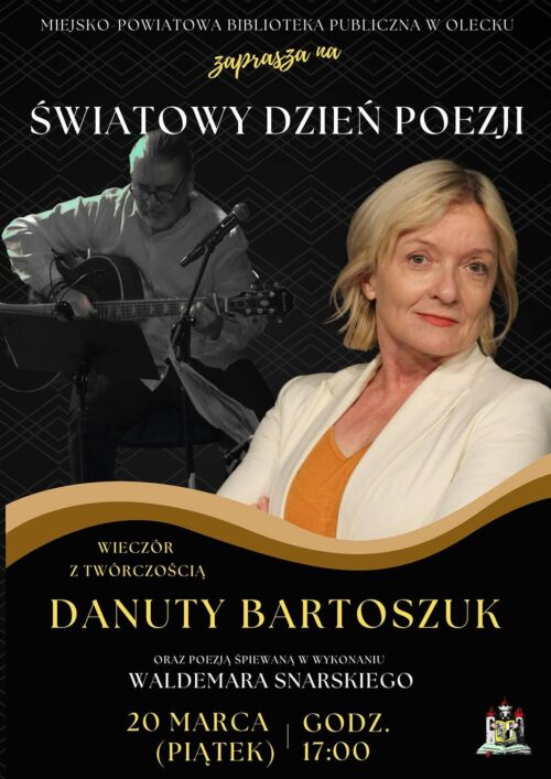 W Światowym Dniu Poezji zapraszamy do OLecka