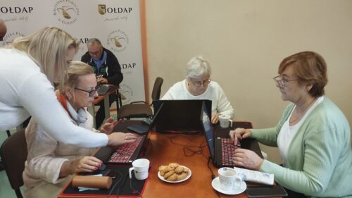 Biblioteka i e-usługi z seniorami