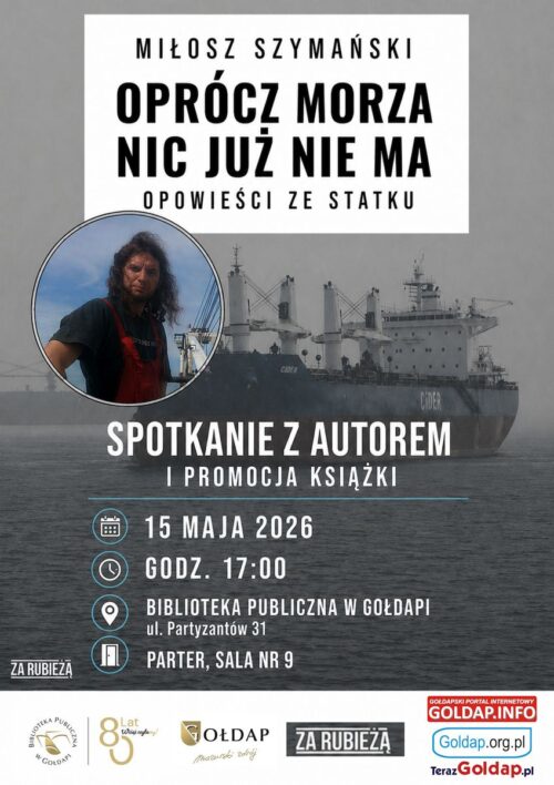 Zapraszają na spotkanie z Miłoszem Szymańskim
