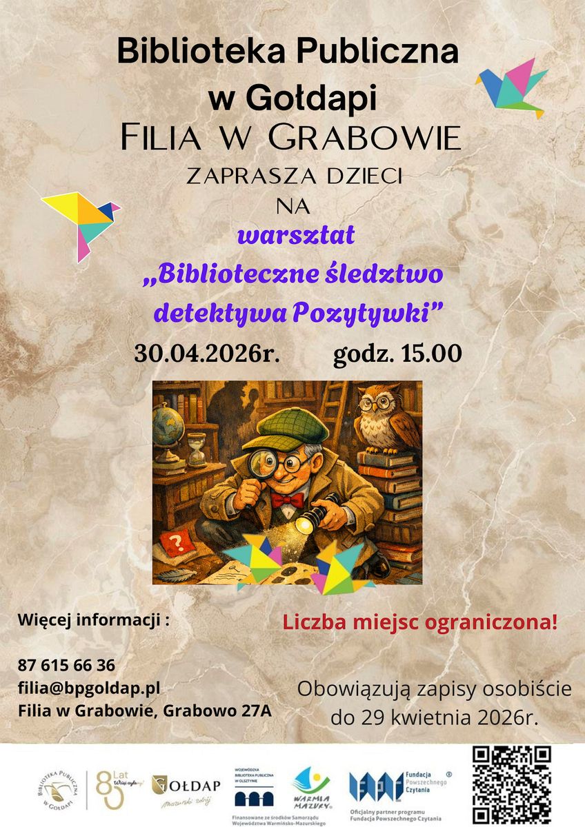 Biblioteczne śledztwo detektywa Pozytywki