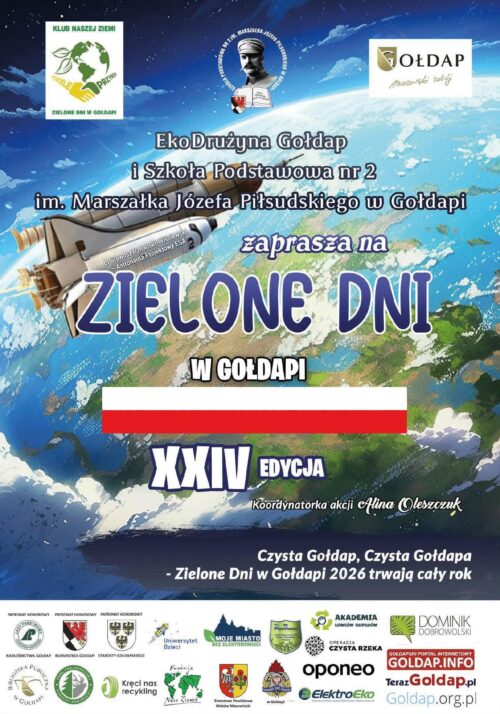 24. Zielone Dni w Gołdapi 2026. X odsłona. Hasło: Pracujemy dla natury – EkoDrużyna Gołdap patriotyczna