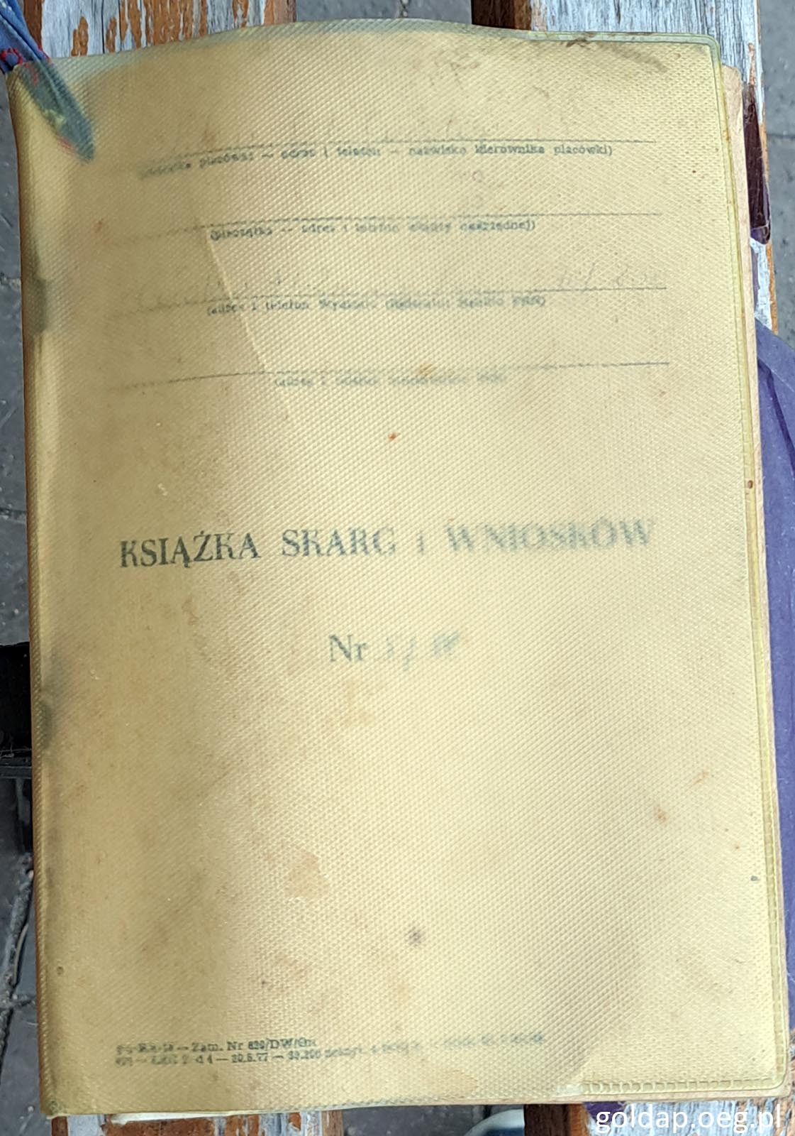 Z naszego archiwum. Każdy mógł się wtedy „poskarżyć”