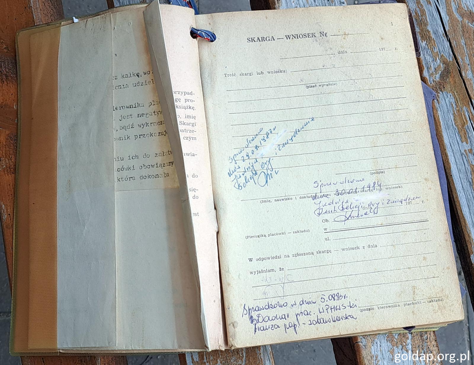 Z naszego archiwum. Każdy mógł się wtedy „poskarżyć”