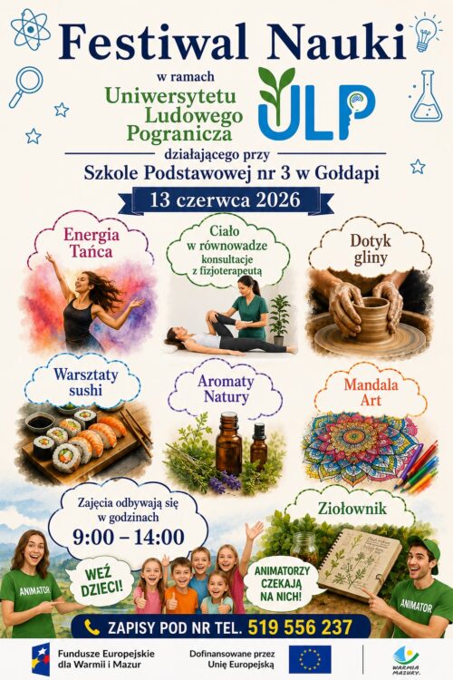 Zaproszenie na Festiwal Nauki ULP