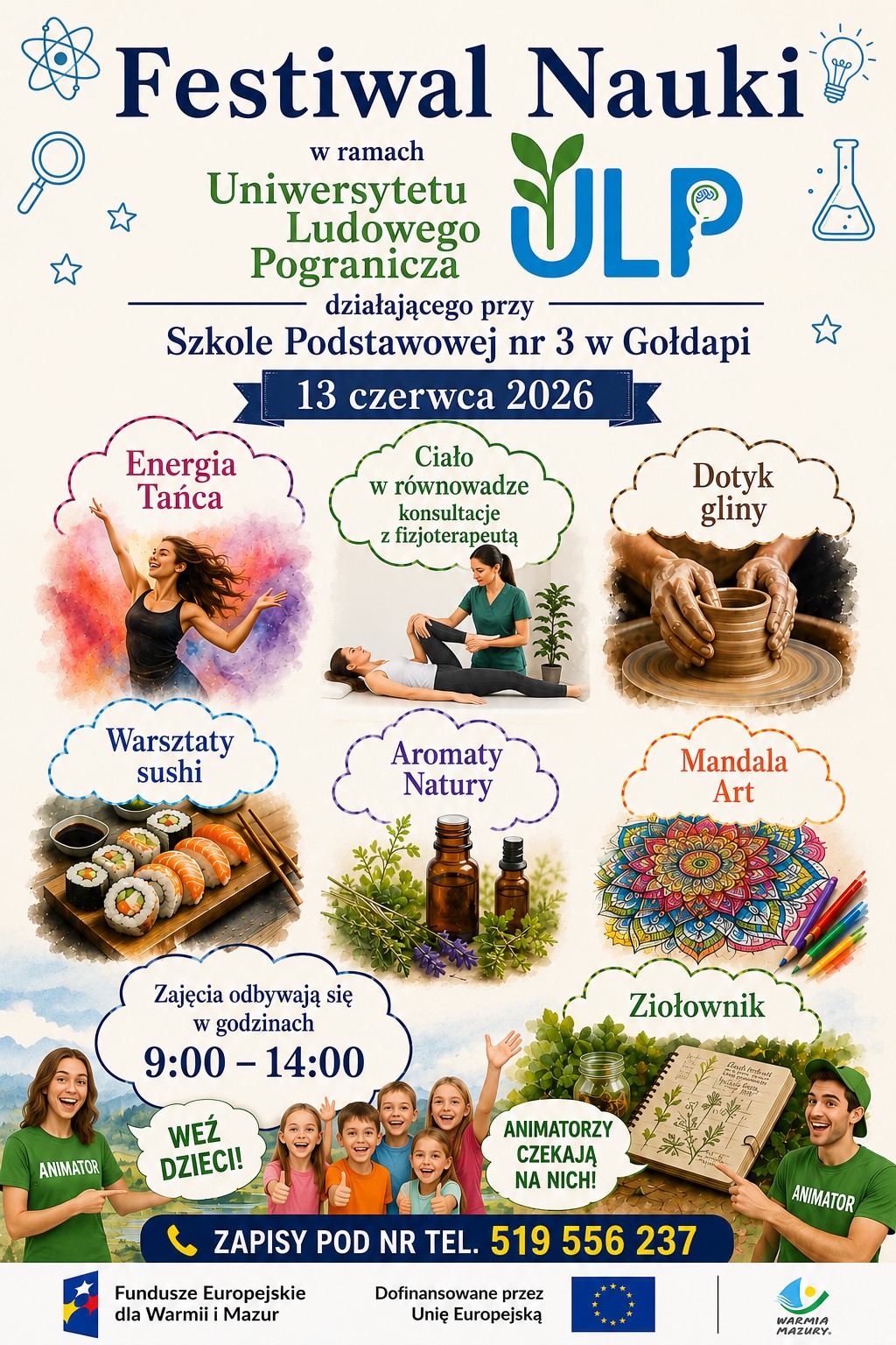 Zaproszenie na Festiwal Nauki ULP