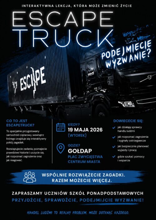ESCAPETRUCK w Gołdapi – podejmiecie wyzwanie?