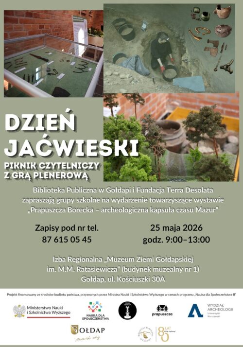 DZIEŃ JAĆWIESKI – piknik czytelniczy z grą plenerową!