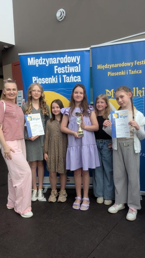 Sukces młodych gołdapskich wokalistów na festiwalu „Muszelki Wigier 2026”