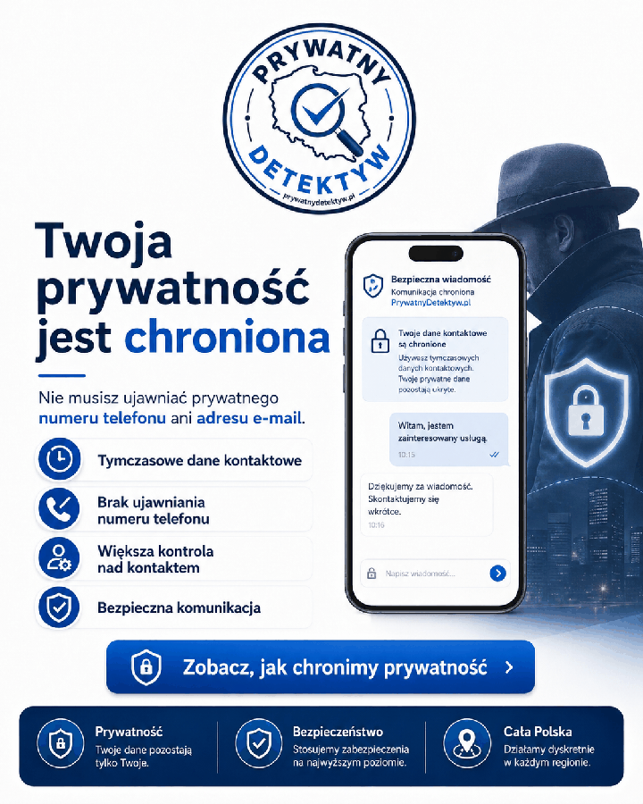 Prywatny detektyw Gołdap i okolice – dyskretne wsparcie przez prywatnydetektyw.pl