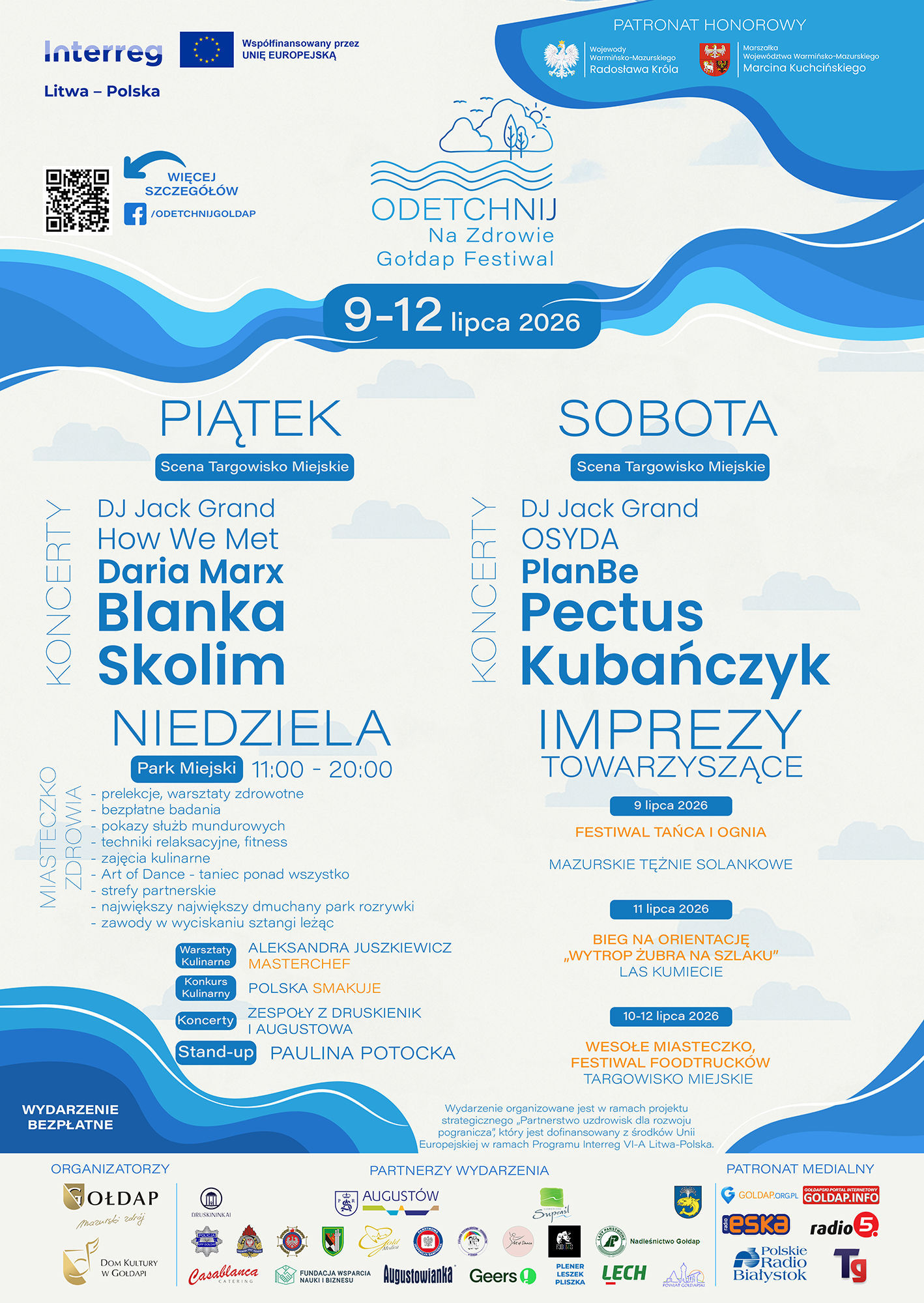 Odetchnij na zdrowie. Gołdap Festiwal 2026 – Zapraszamy!