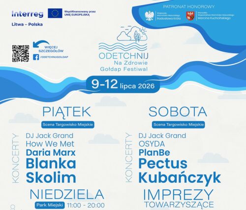 Odetchnij na zdrowie. Gołdap Festiwal 2026 – Zapraszamy!