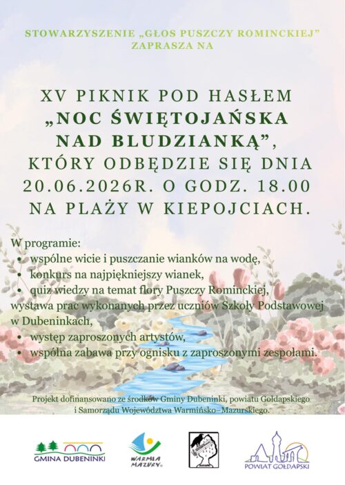 „Noc Swiętojańska nad Bludzianką” już 20 czerwca