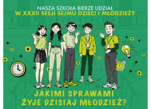 SP 5 w gronie uczestników XXXII sesji Sejmu Dzieci i Młodzieży