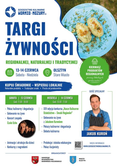 Z regionu. Olsztyn gospodarzem „Dziedzictwa Kulinarnego Warmia Mazury 2026“