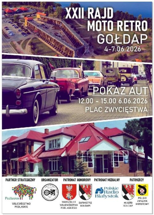 W sobotę w Gołdapi XXII Rajd MOTO RETRO