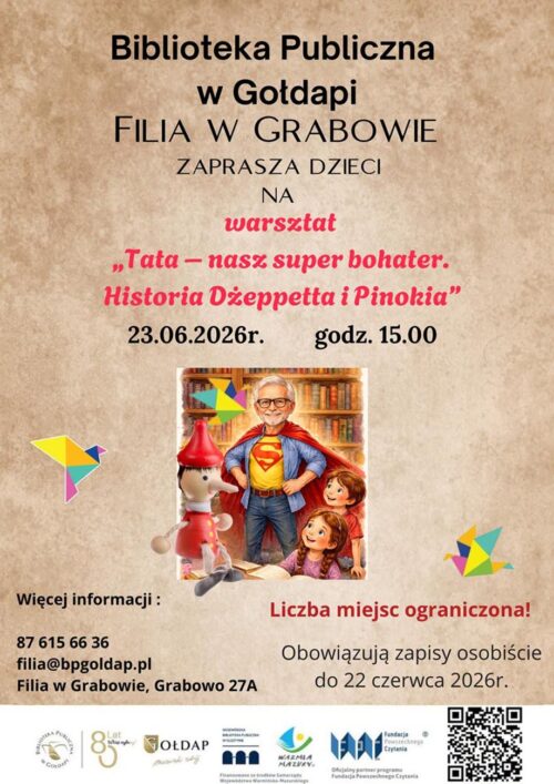 Tata – nasz super bohater. Historia Dżeppetta i Pinokia