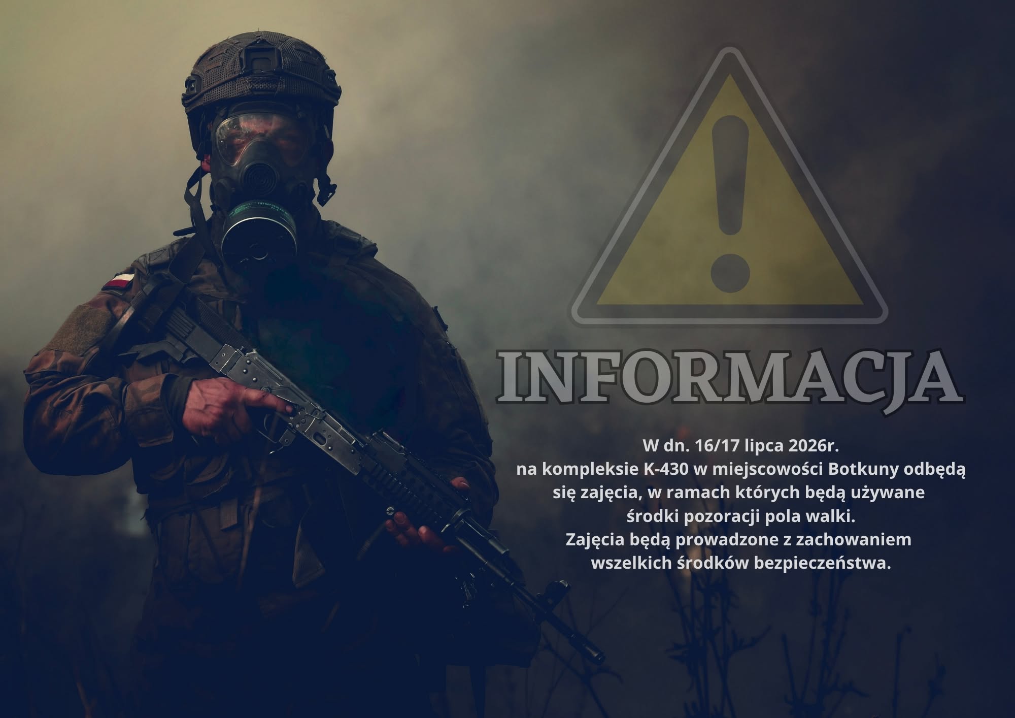15.Gołdapski Pułk Przeciwlotniczy informuje