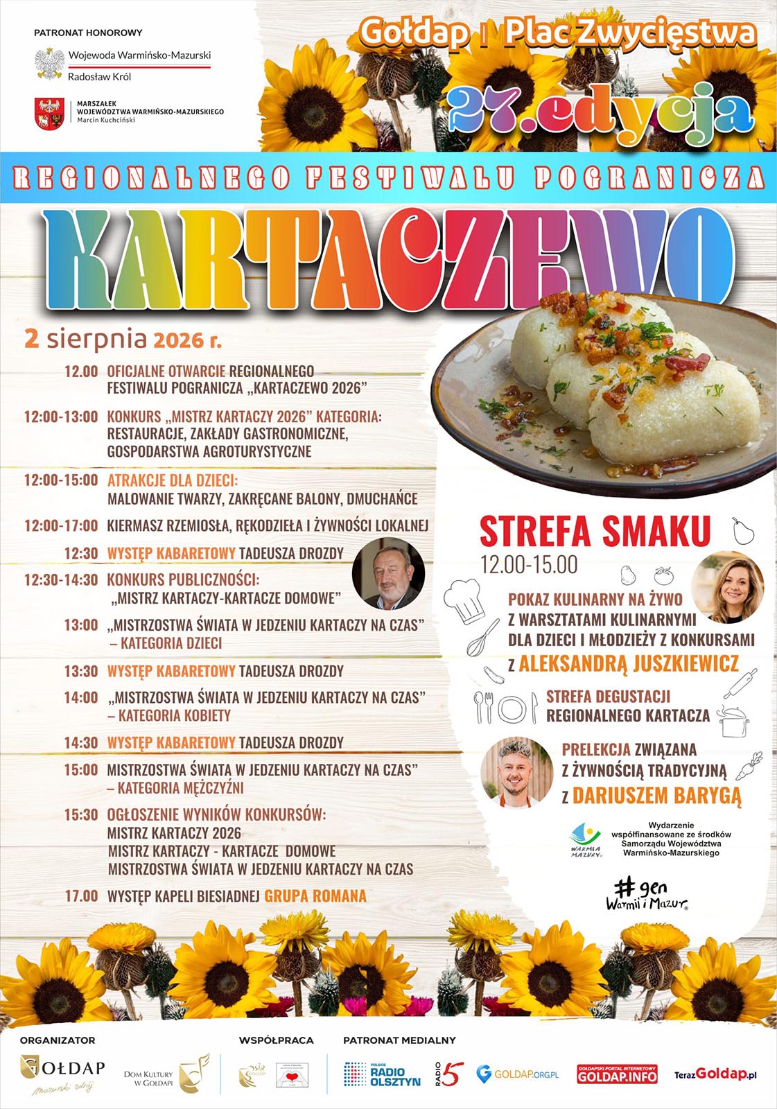 Regionalny Festiwal Pogranicza „Kartaczewo” już 2 sierpnia