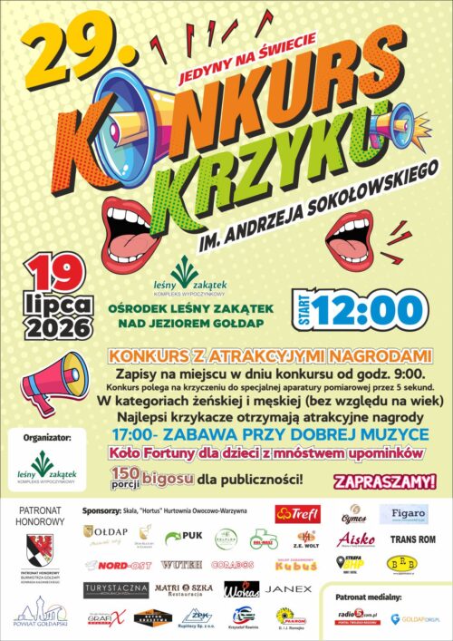 Konkurs Krzyku odbędzie się!
