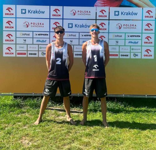 Jakub Czernicki wywalczył 7 miejsce w Finale Mistrzostw Polski Juniorów w Siatkówce Plażowej