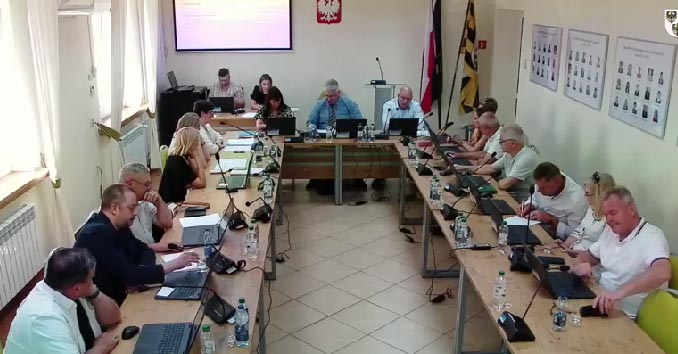Czwartkowa sesja Rady Powiatu Gołdapskiego