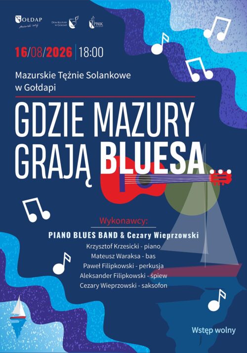 Zapraszają na wieczór bluesowy przy gołdapskich tężniach