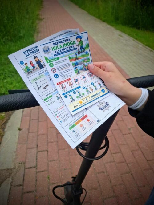 „Bezpieczna mikromobilność” – policyjne działania na drogach powiatu gołdapskiego