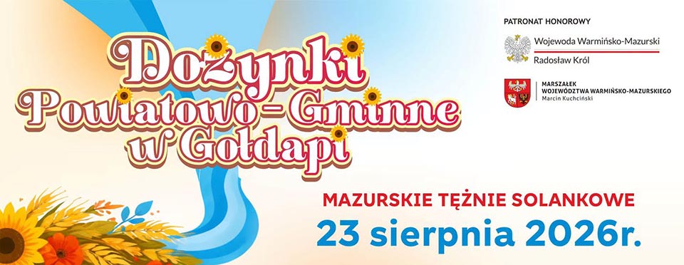 Zapraszamy na Dożynki Powiatowo-Gminne