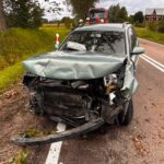 Zderzenie dwóch pojazdów na drodze wojewódzkiej nr 650