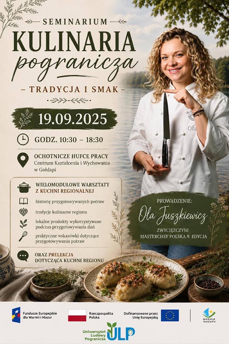 Zapraszają na seminarium „Kulinaria Pogranicza”
