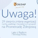 Ważne! 29 sierpnia – zmiana organizacji ruchu, parkingi i bezpłatny transport