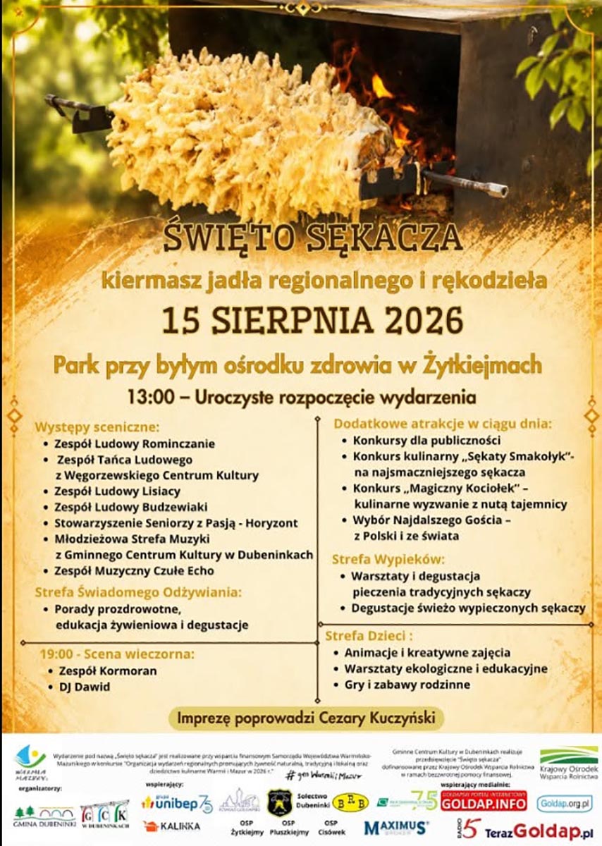 Kolejne „Święto Sękacza” już w tę sobotę!