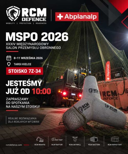 Działająca w gołdapskiej podstrefie SSSE RCM Defence zaprasza na XXXIV Międzynarodowy Salon Przemysłu Obronnego w Kielcach