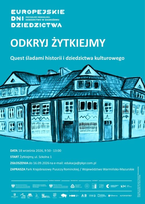 Europejskie Dni Dziedzictwa 2026 w Parku Krajobrazowym Puszczy Rominckiej