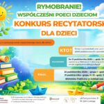 Czy Twoje dziecko lubi wiersze, zabawę słowem i występy przed publicznością?
