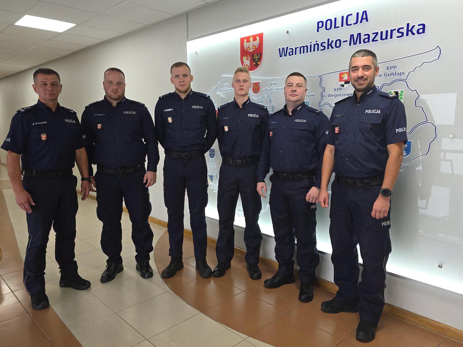 Gołdapscy policjanci reprezentowali garnizon warmińsko-mazurski