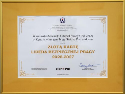 W-MOSG Liderem Bezpiecznej Pracy