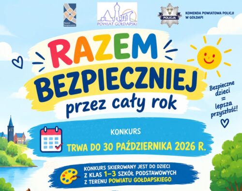Konkursy plastyczne – „Razem bezpieczniej przez cały rok” i „Wyloguj hejt”