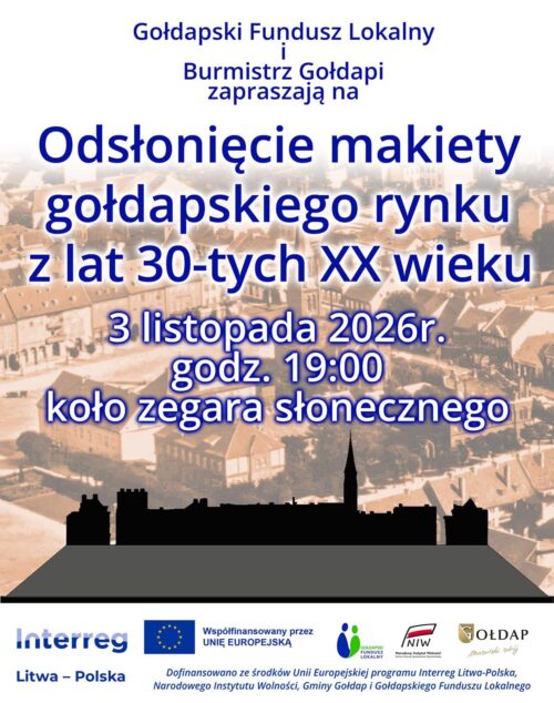 Makieta gołdapskiego rynku stanie za kilka dni na Placu Zwycięstwa