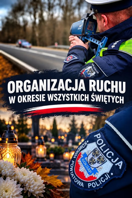 Wszystkich Świętych 2026 – organizacja ruchu w powiecie gołdapskim