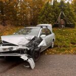 Wypadek drogowy w Juchnajciach