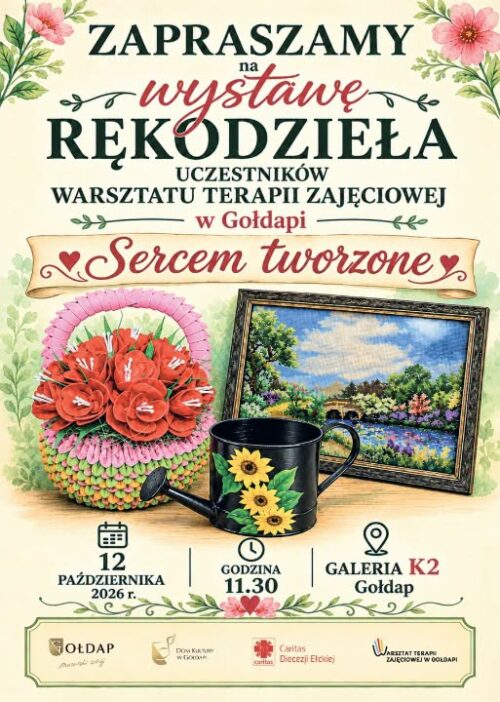Zapraszają na wystawę „Sercem tworzone”